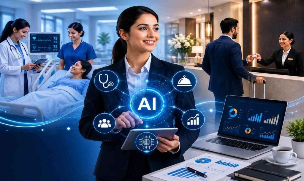 AI Integrated Healthcare, Hospitality & Business Management